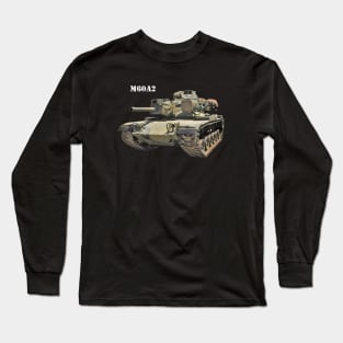 M60A2_wht_txt2 Long Sleeve T-Shirt